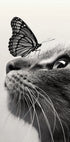 Butterfly Cat Plakat - Posterbox.no