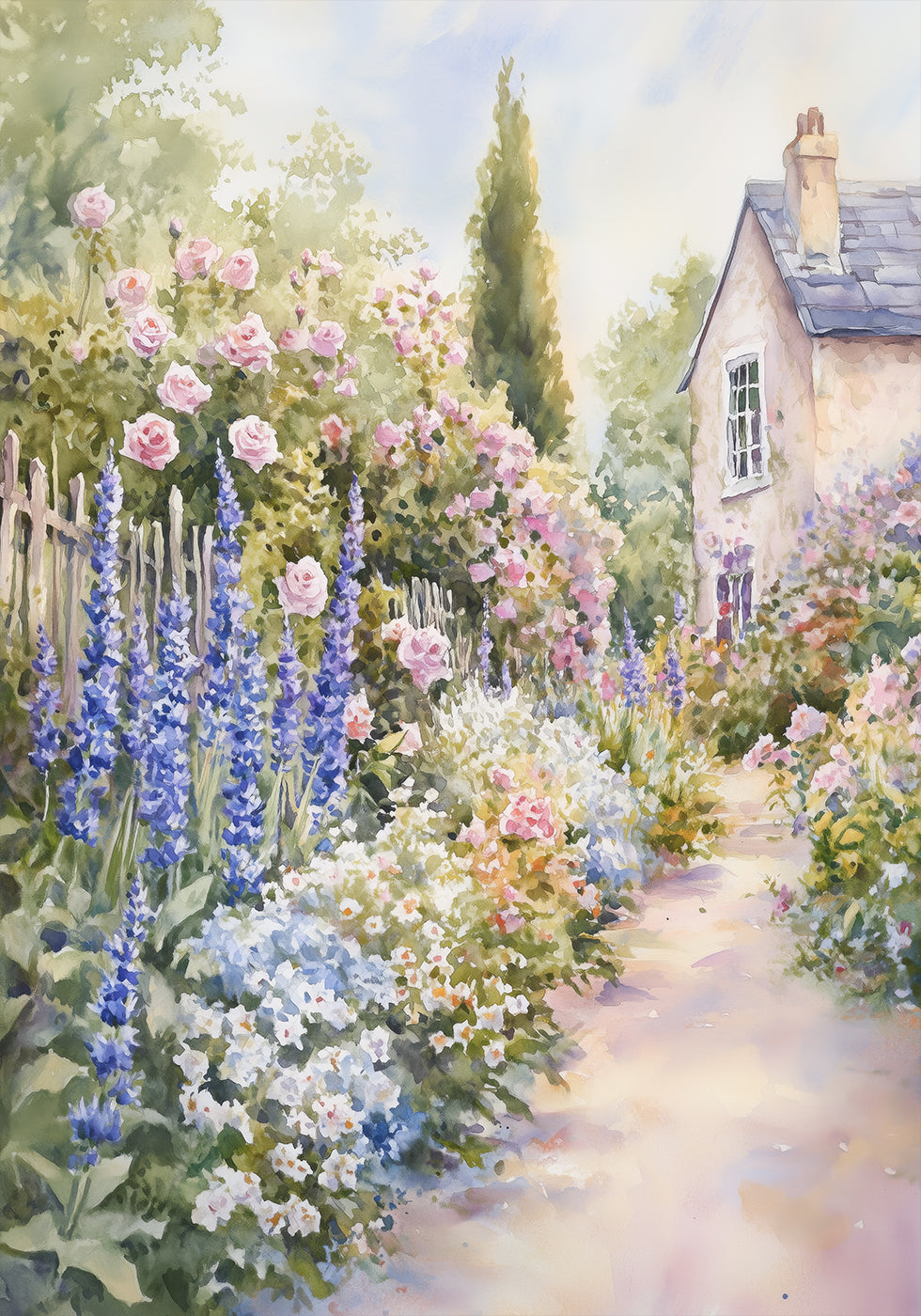 Garden of Blossoms, Children’s Nature Poster