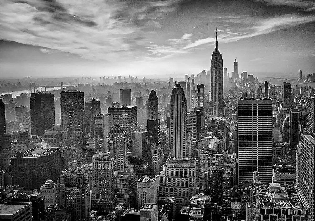 Hazy Gotham  Poster