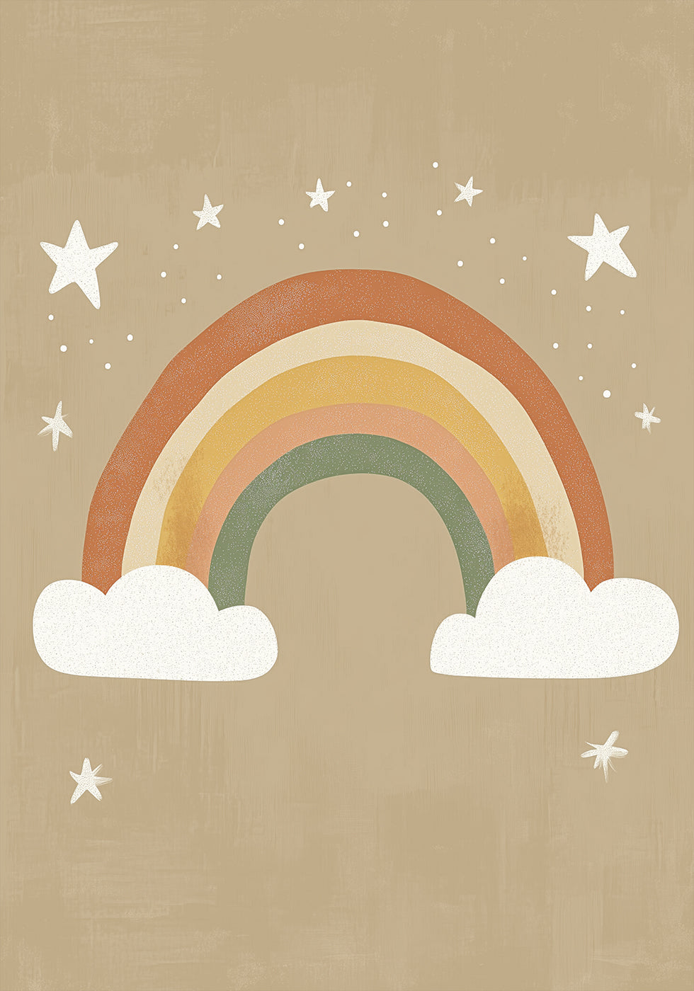 Soft Rainbow Poster