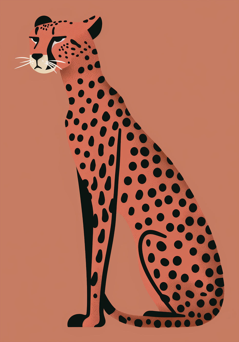 Modern Cheetah Poster
