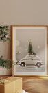 a picture of a car with a christmas tree on top