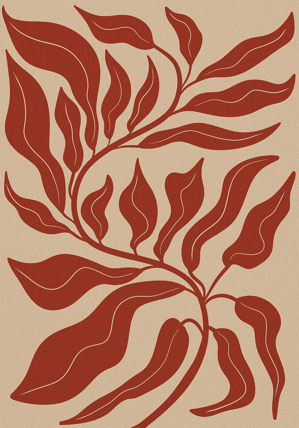 Leafy Elegance Poster