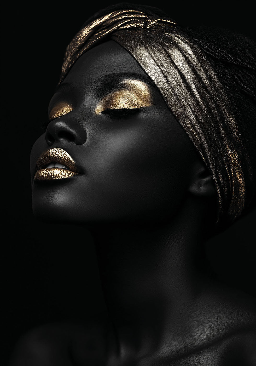 African Golden Woman II Poster