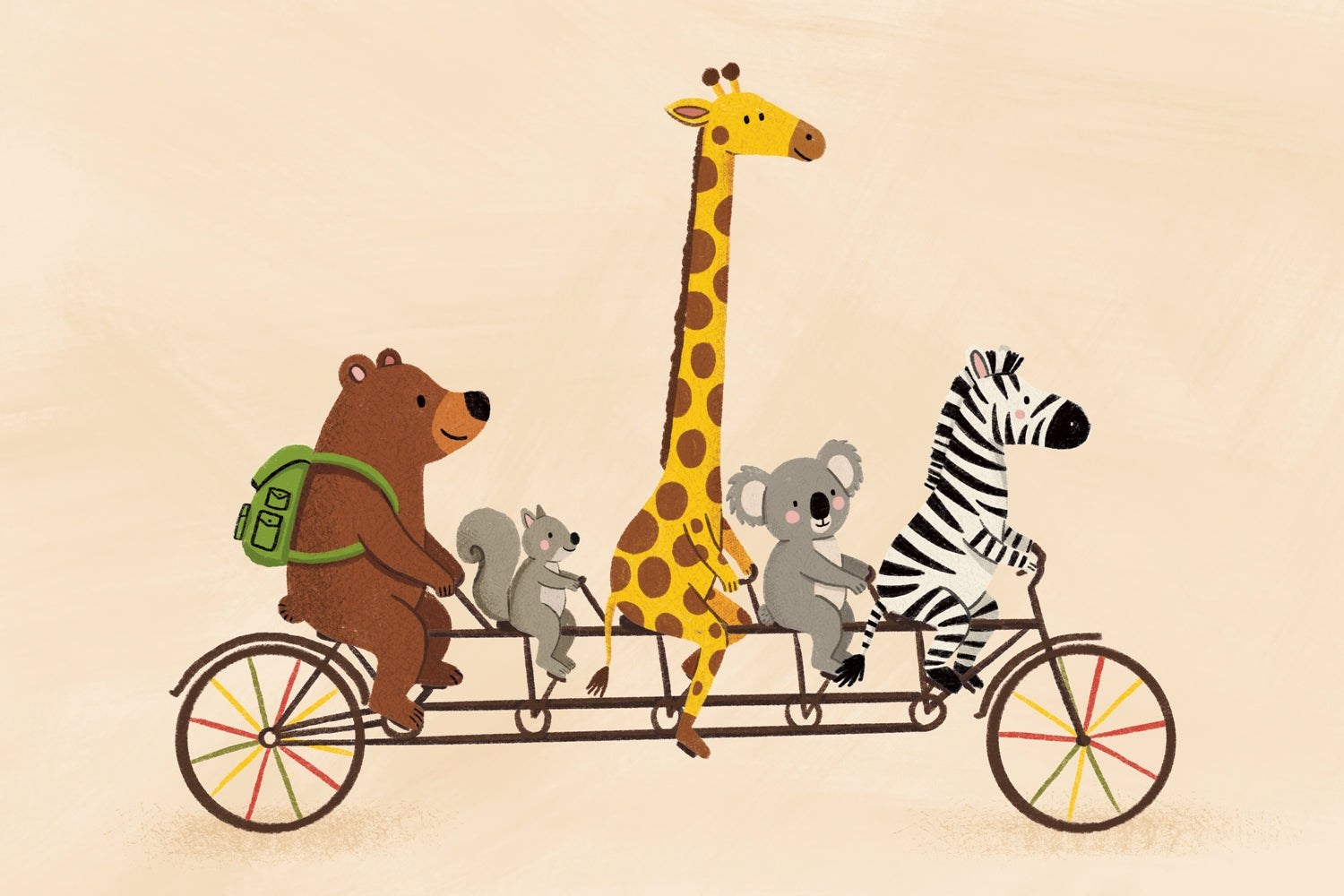 Animal Bike Poster