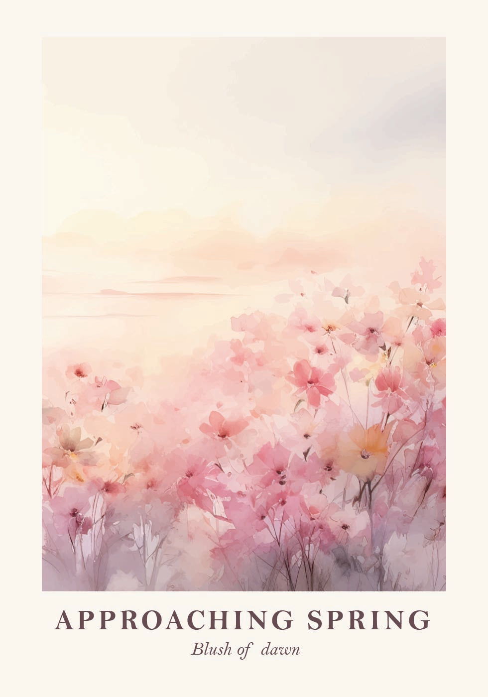 Approaching Spring Poster