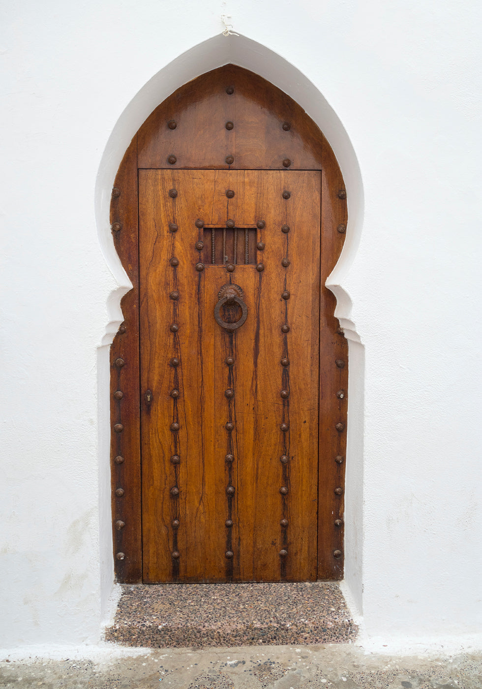 Traditional Arabic Wooden Door Poster