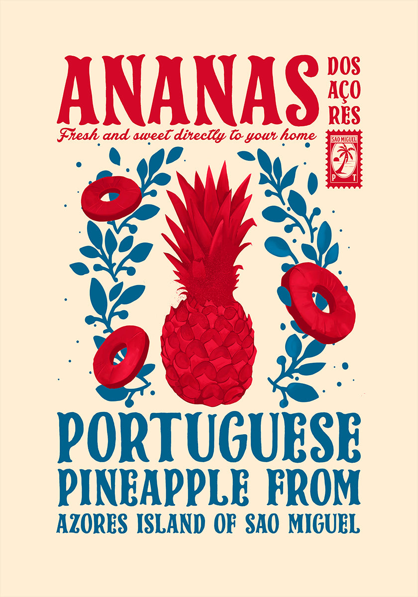 Pineapple kitchen print