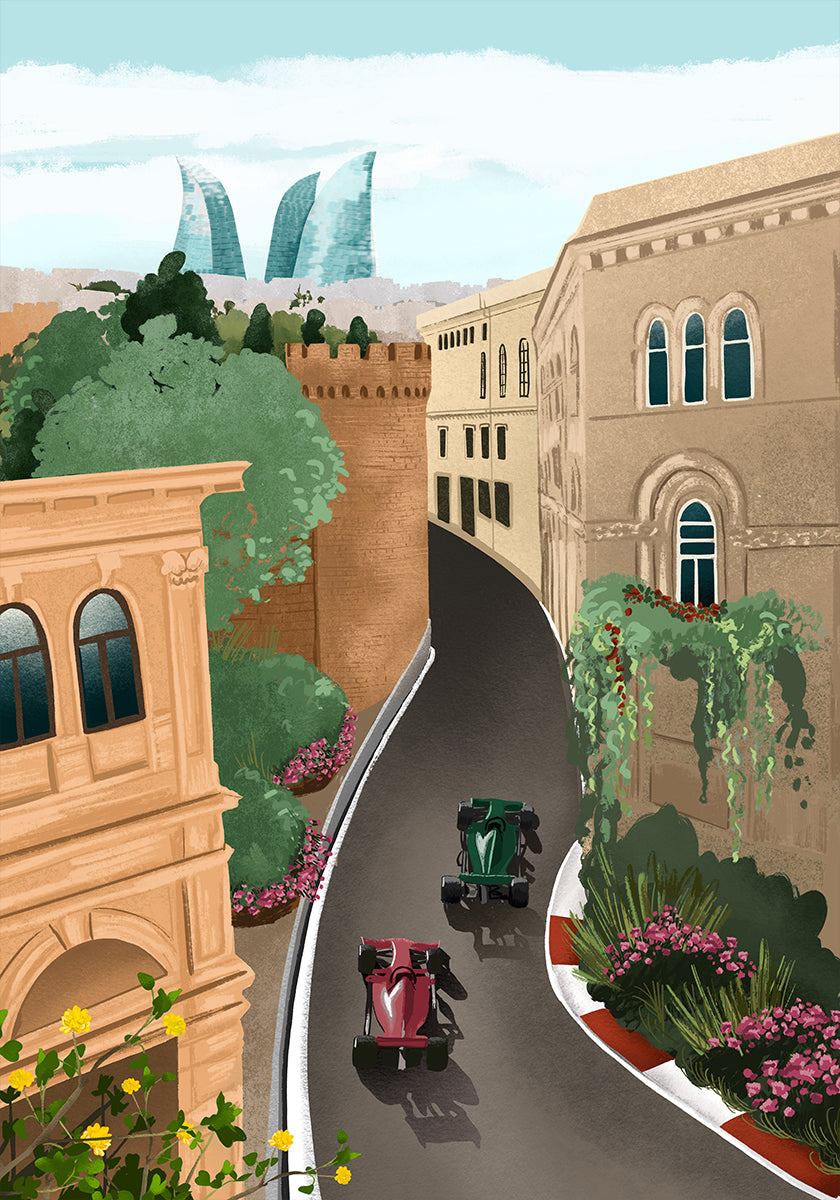 Baku Azerbeidzjan Poster