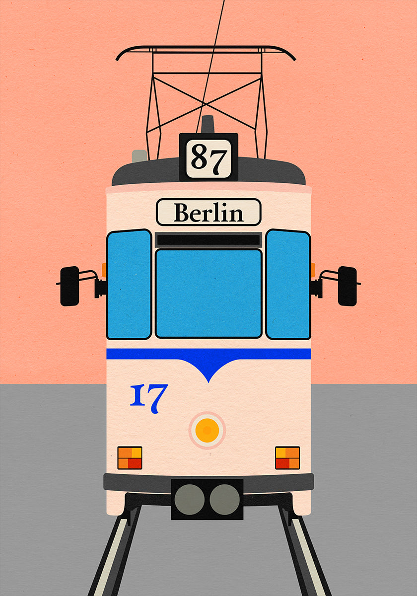 Berlin Tram Poster