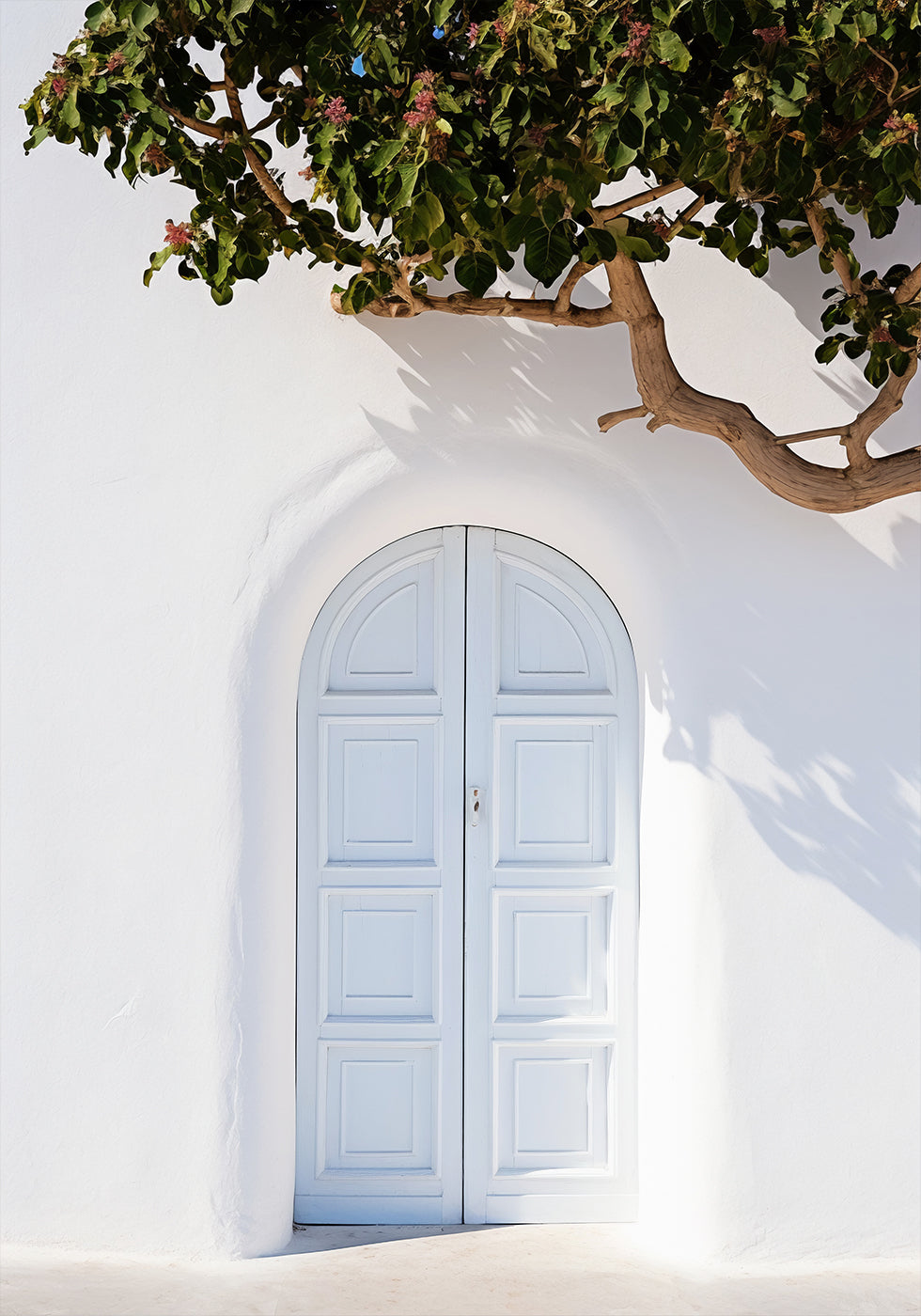 Blue Door, Mediterranean Architecture Poster