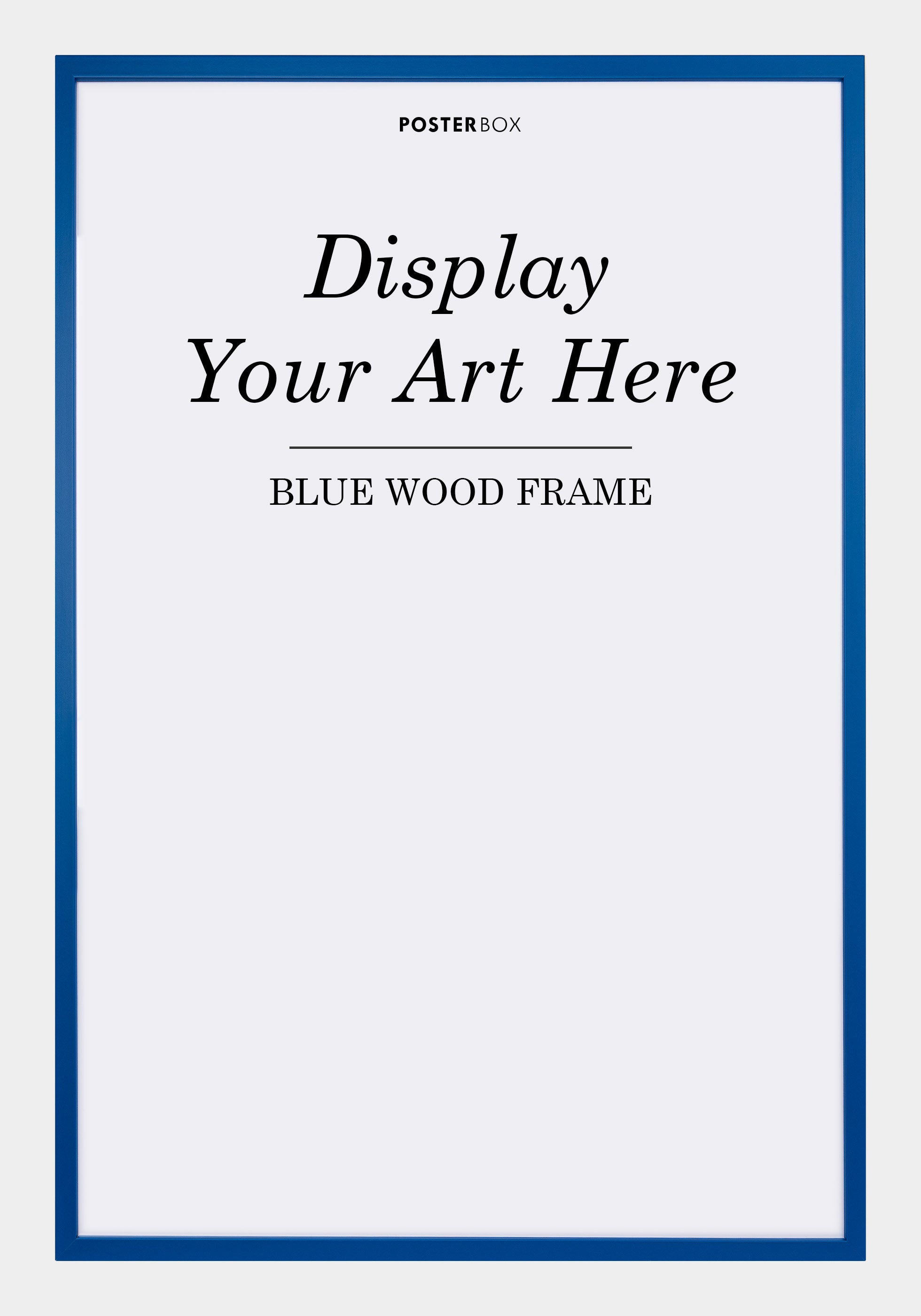 Blue Wood Frame