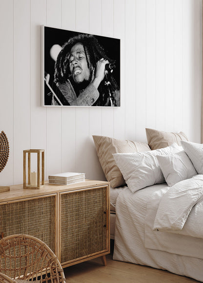 Bob Marley Live Portrait Poster