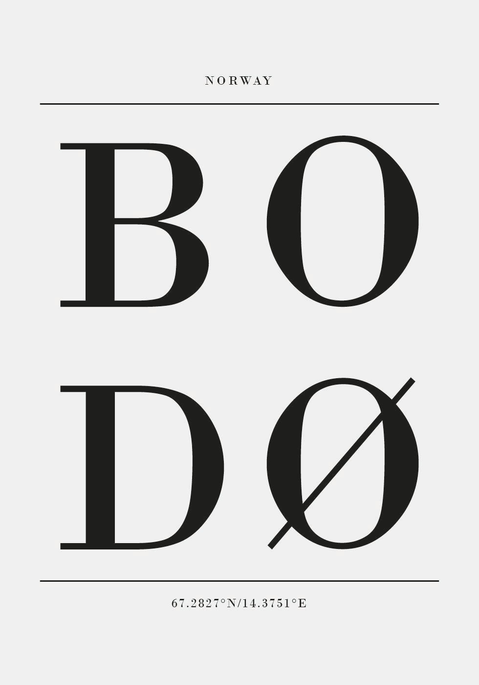 Bodø Poster