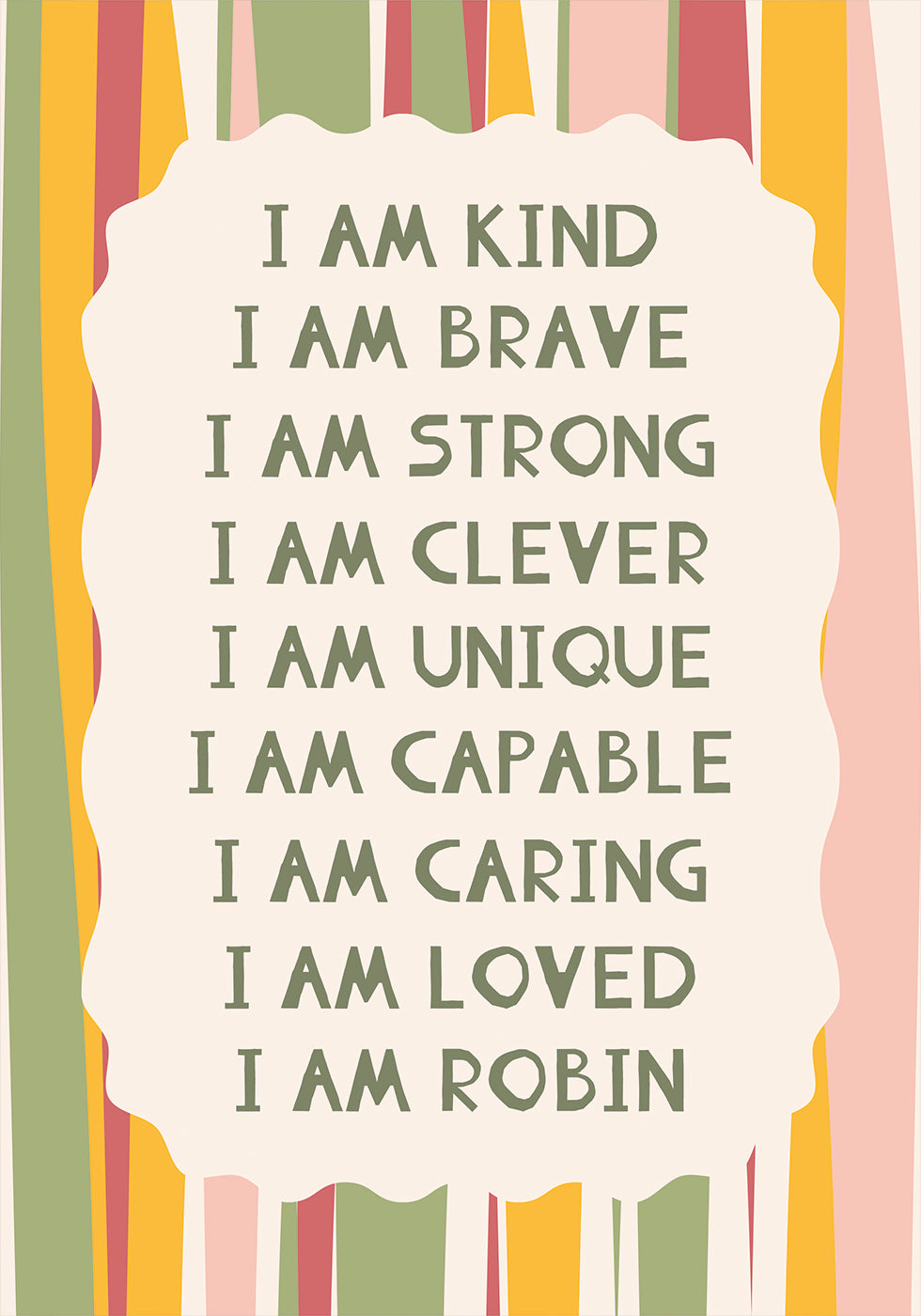C Personalized Print