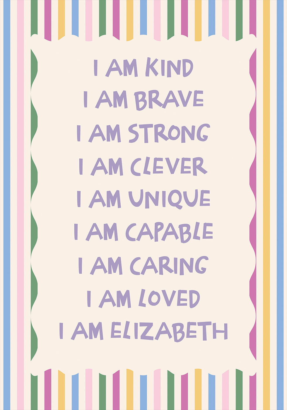 C Personalized Print