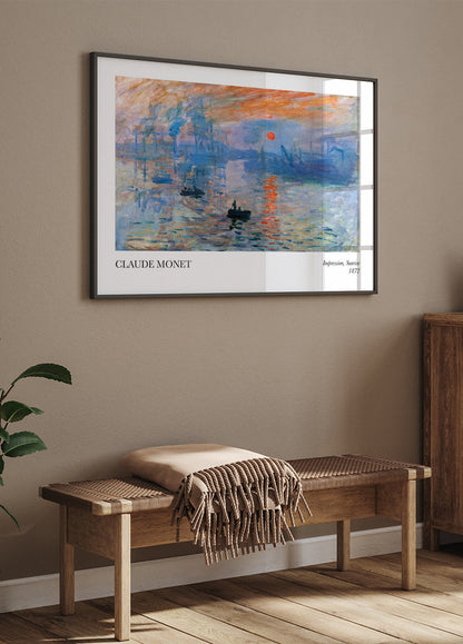 Impressionist Sunrise Poster