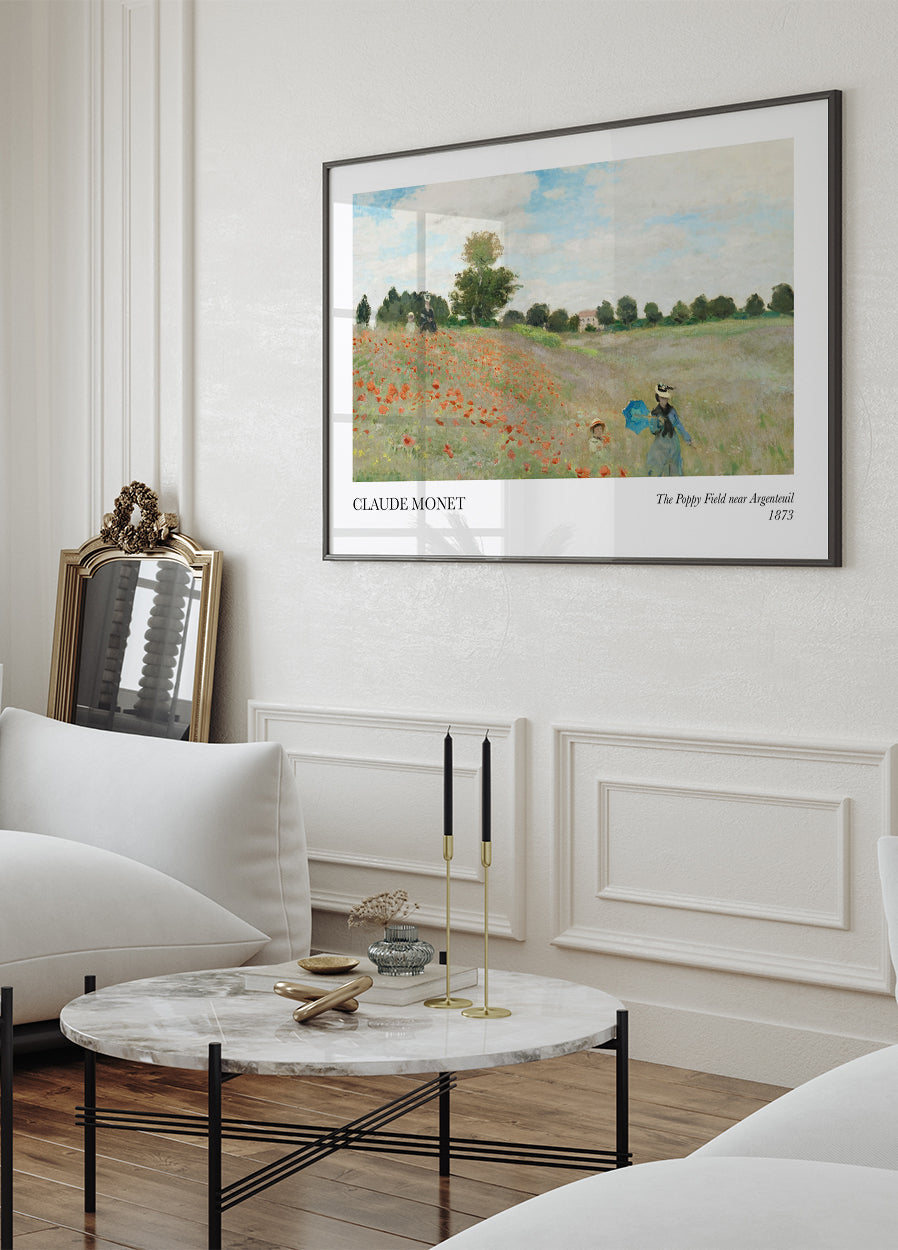 Poppy Field Serenity Poster