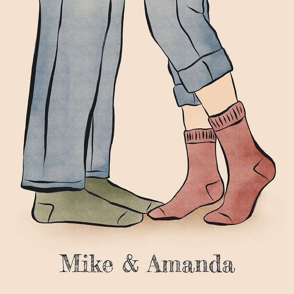 Couple Names Personal Poster