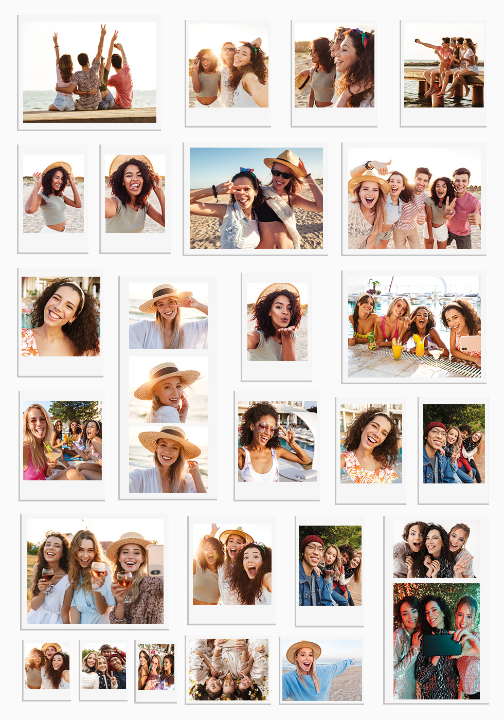 Custom Polaroid Memory Poster