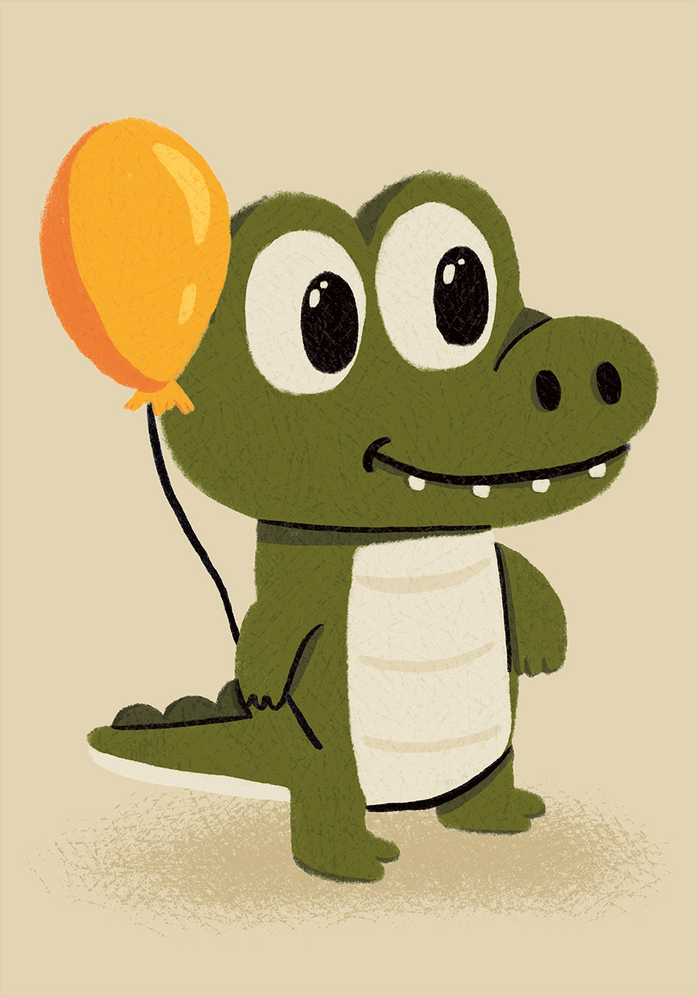 Cute Crocodile Poster