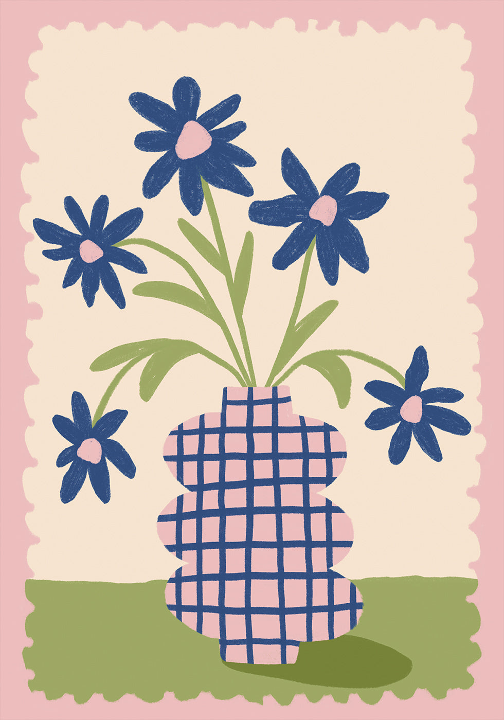 Cute Flowers in a Vase Poster