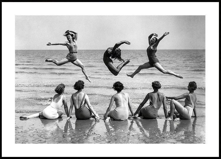 Dancing on the Beach Poster