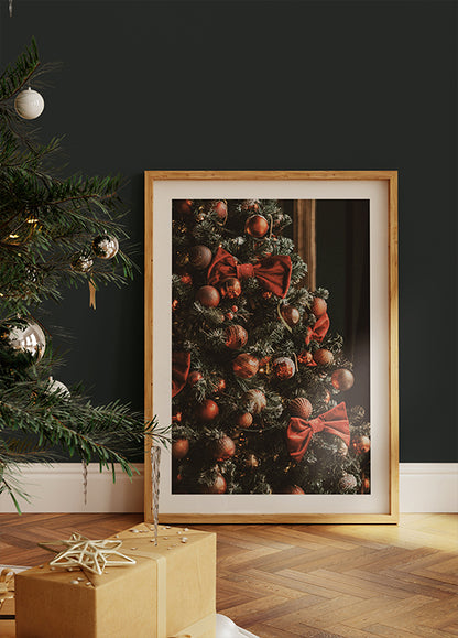 Decorated Christmas Tree Poster