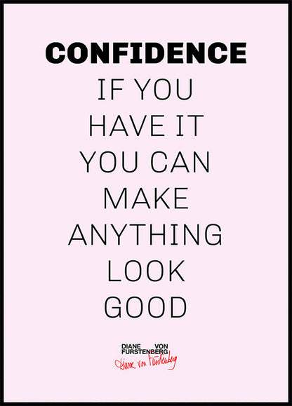 Confidence Quote Poster