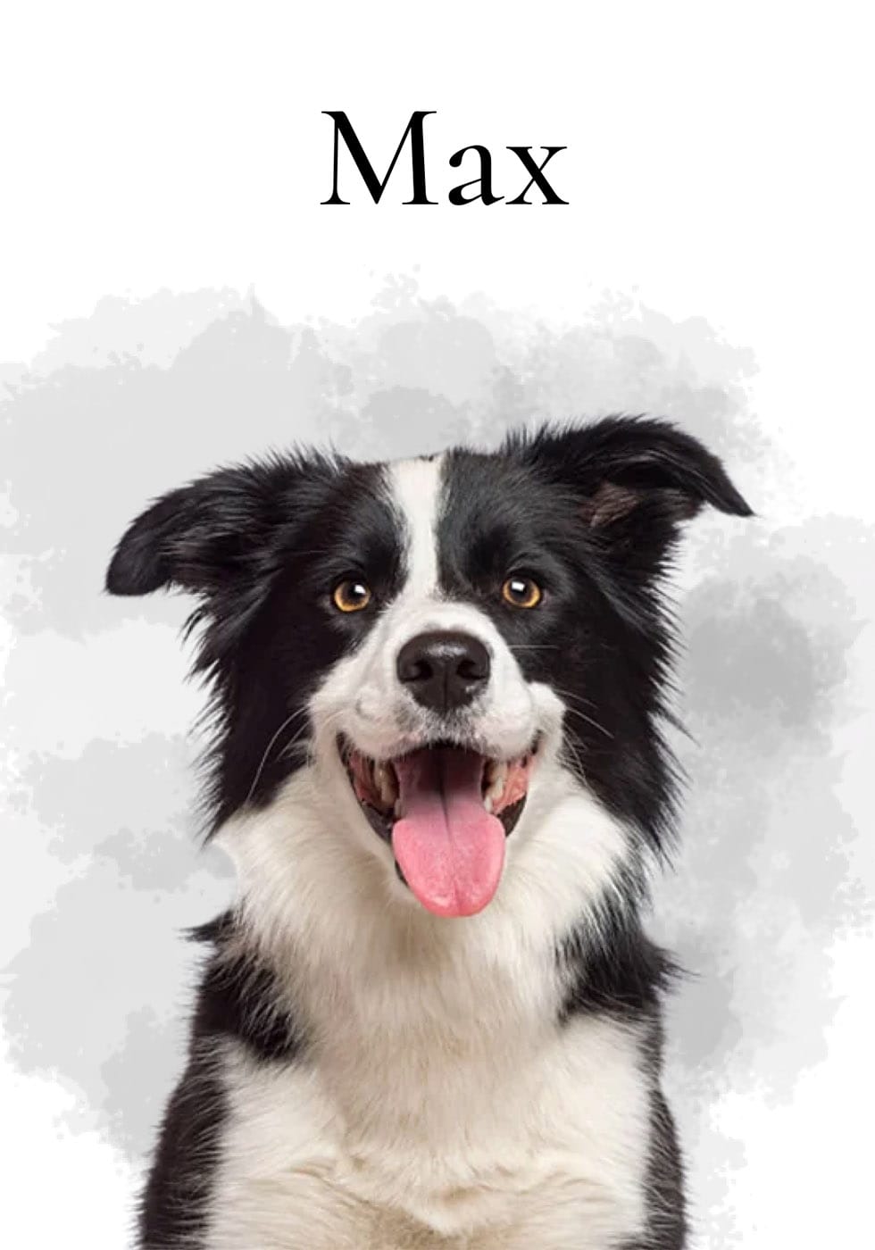 Custom Dog Portrait Poster
