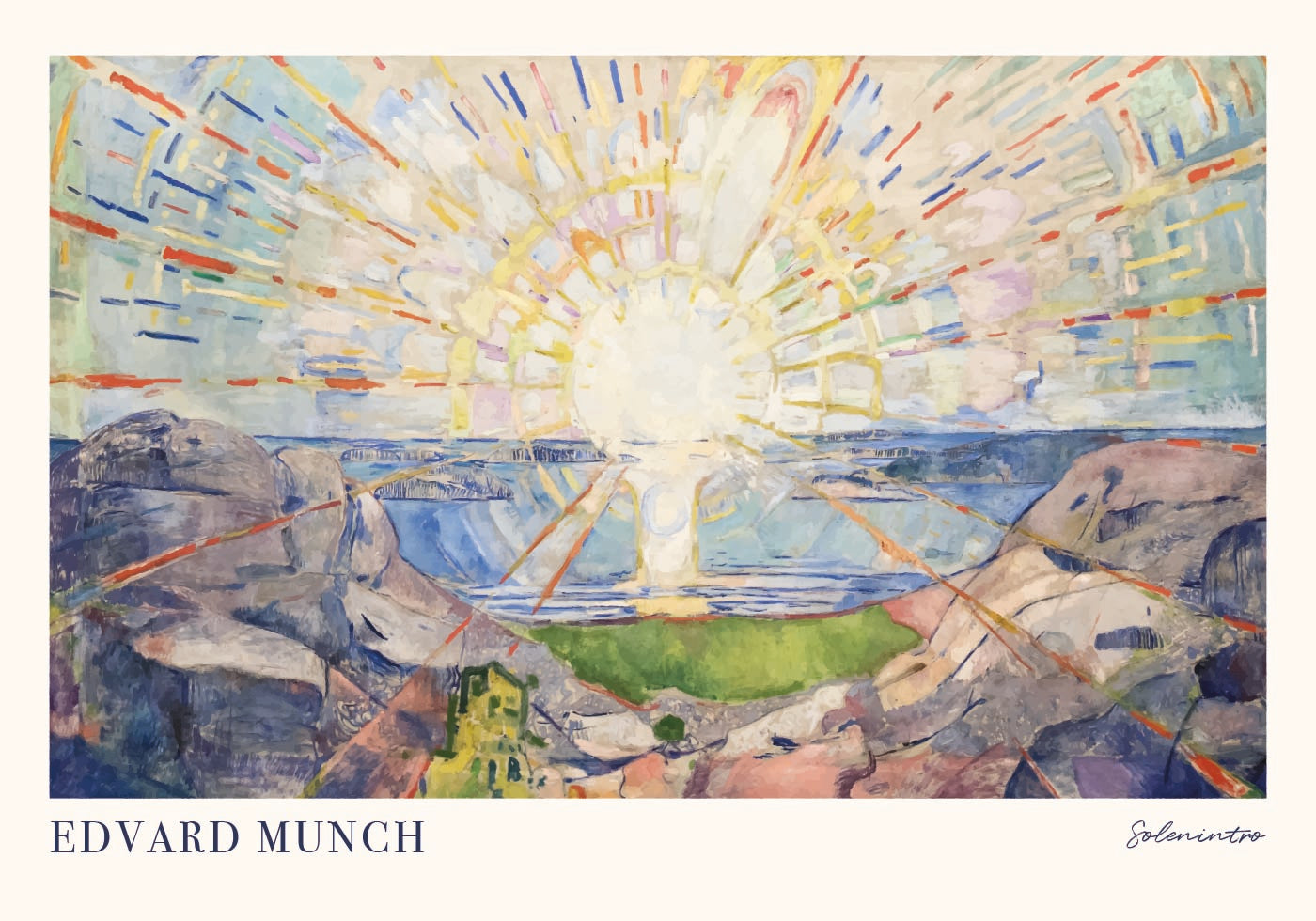 The Sun by Edvard Munch Poster