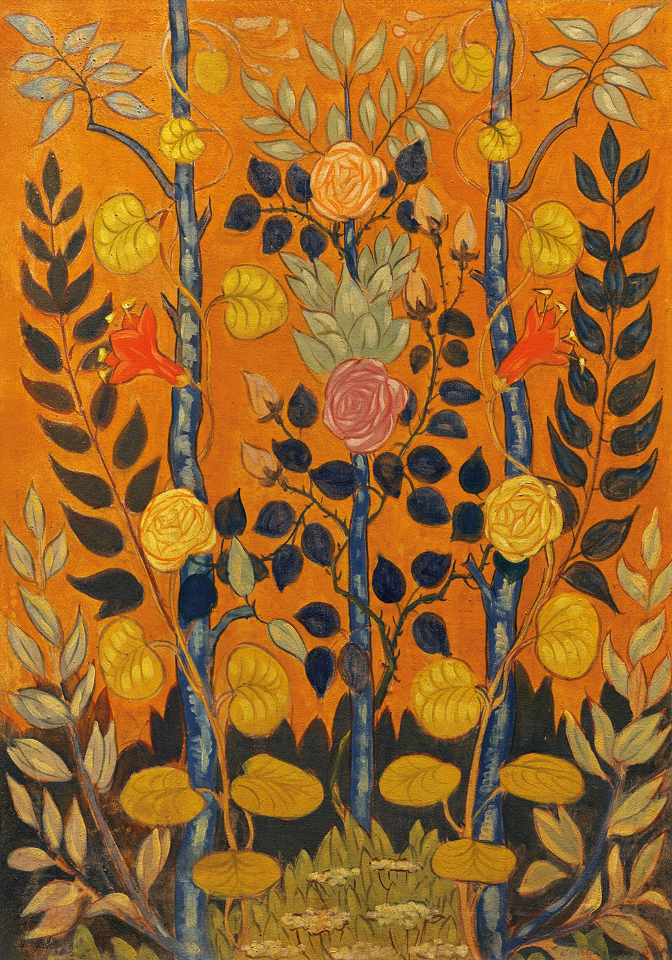 Autumn Botanical Pattern Poster