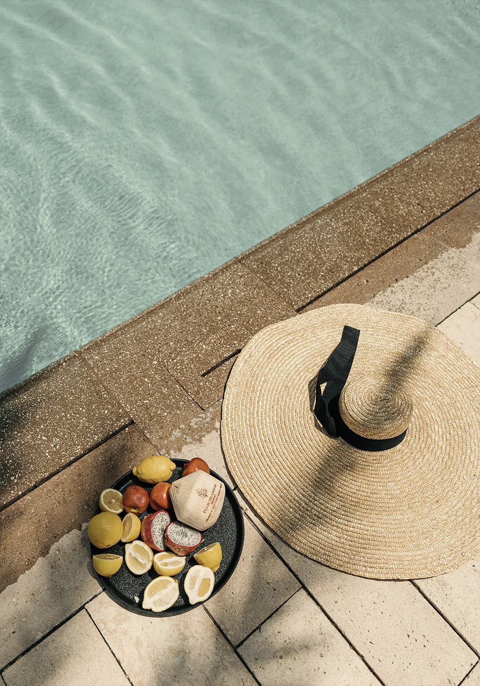 Poolside Relaxation Poster