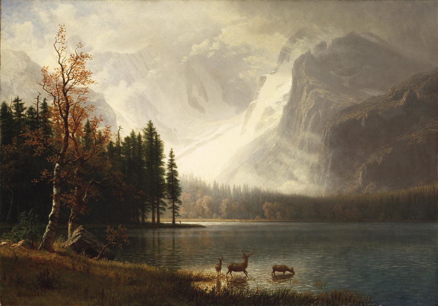 Mountain Serenity Landscape Poster