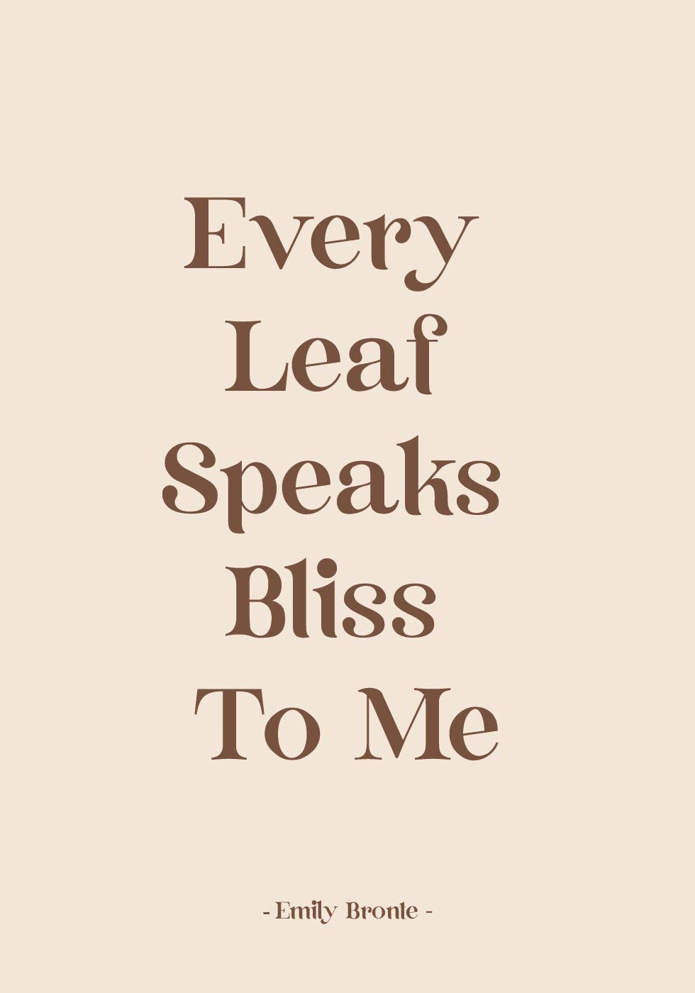 Every Leaf Speaks Poster
