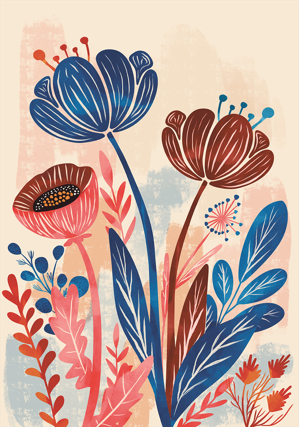 Fabulous Flowers Poster
