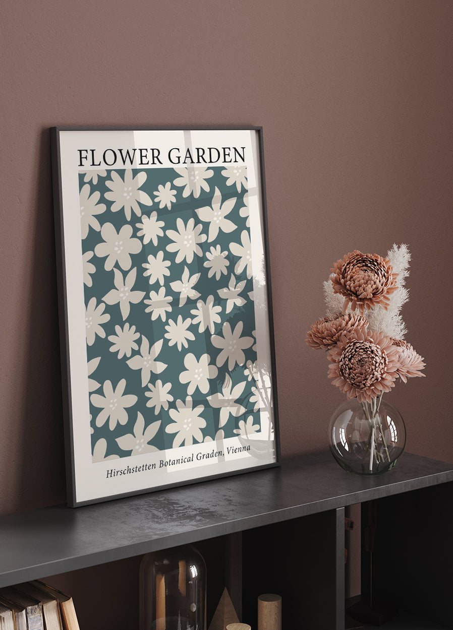 Flower Garden Vienna Poster