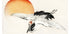 Flying Barn Swallow Kacho-e Plakat - Posterbox.no