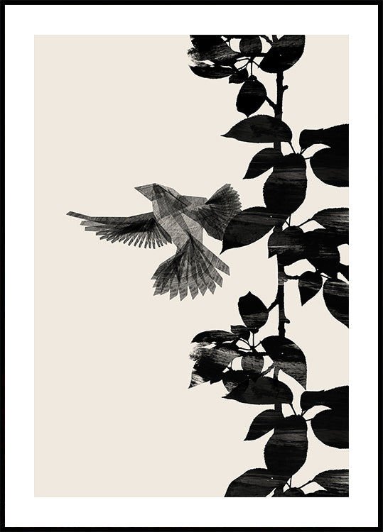 Bird Botanical a 20x30 Poster