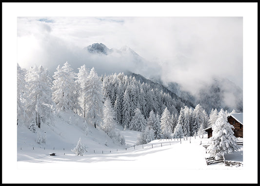 Winter Magic in the Alps Poster