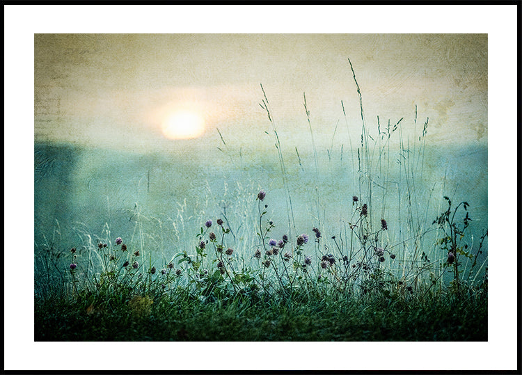 Autumn sunrise Poster
