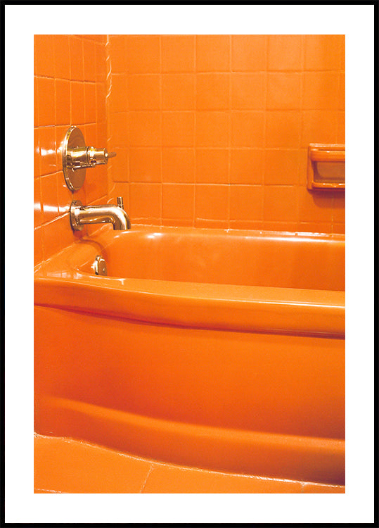 Orange Tub Poster