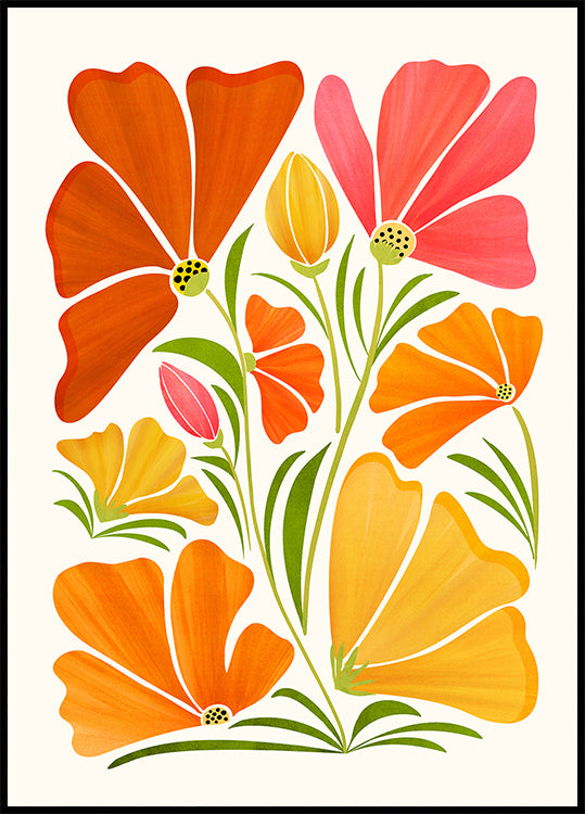 Spring Wildflowers Poster