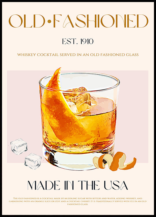 Classic Cocktail Charm Poster