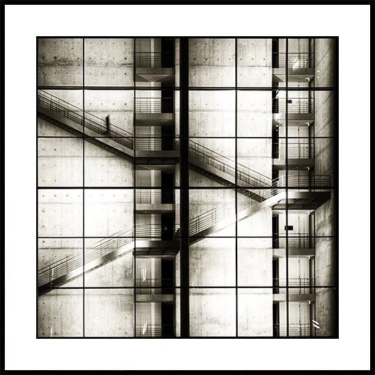 Abstrakt Stairs Poster