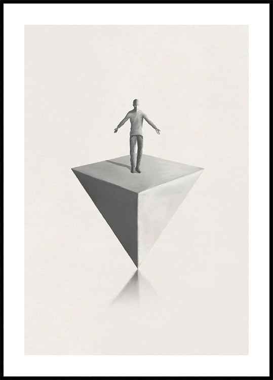 Perfect Balance, Geometric Surrealism Poster