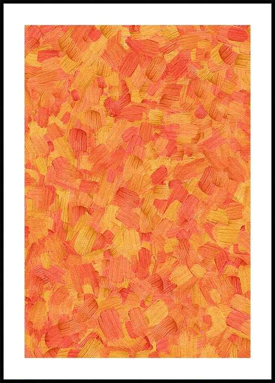 The Abstract Orange Poster