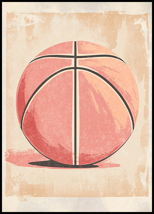 Basketball Ball Poster