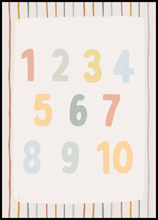 Numbers Ratio2x3 Poster