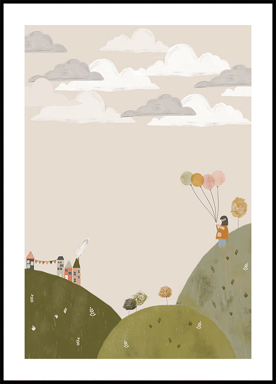 Mountains Walk Poster
